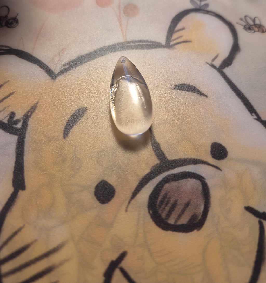 Customizable Teardrop Charm Pendant