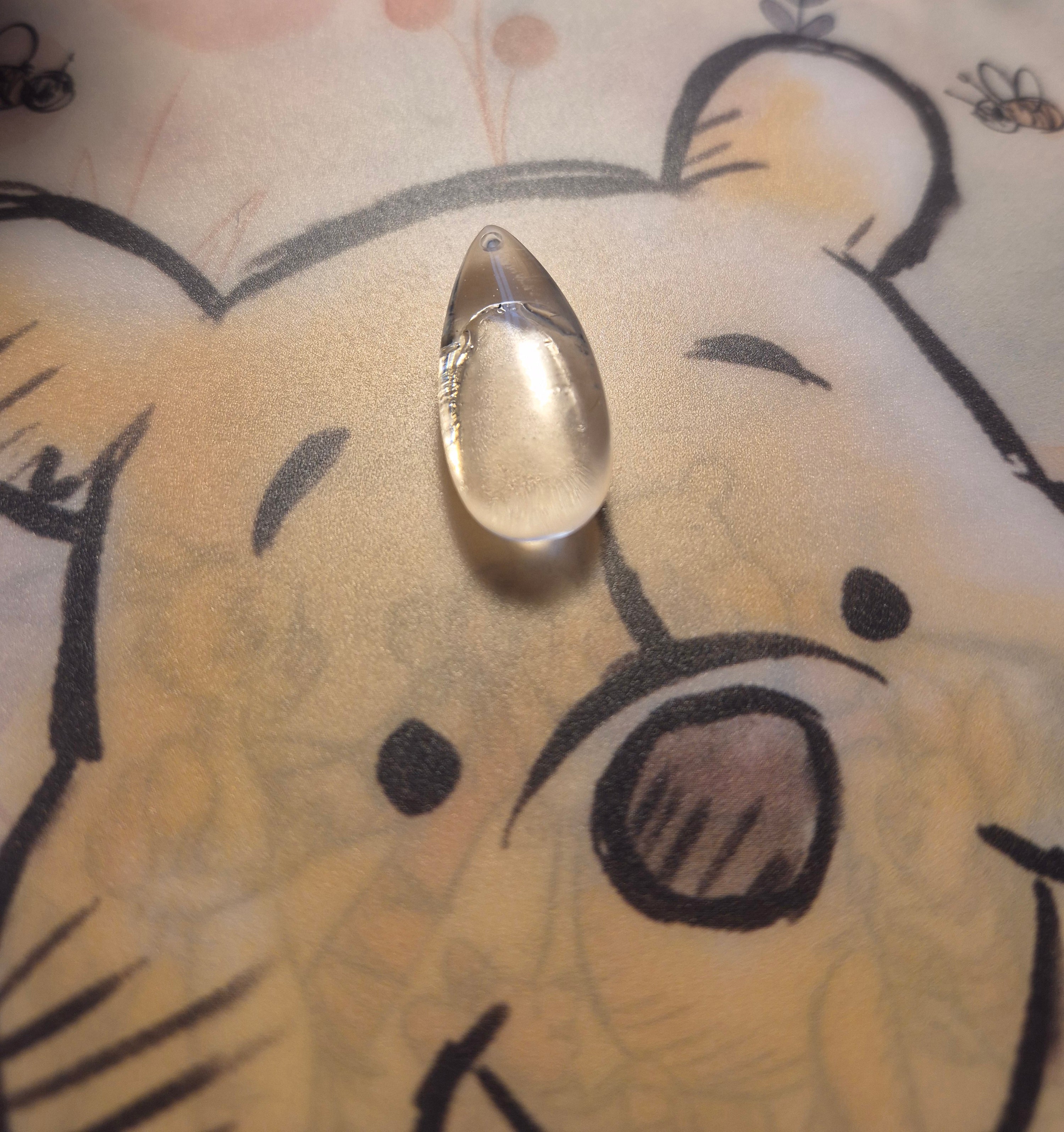 Customizable Teardrop Charm Pendant