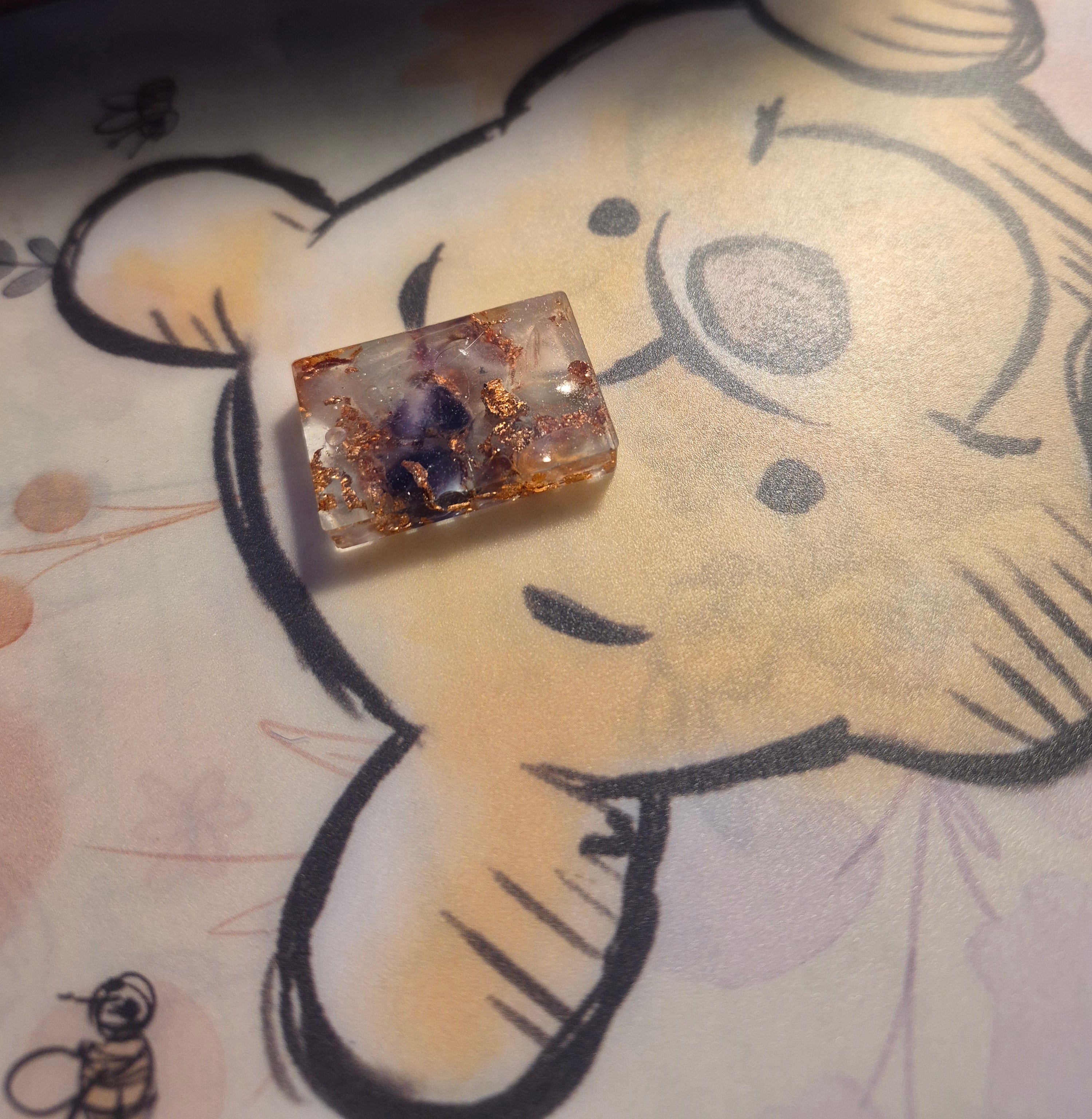 Customizable Rectangular Charm Pendant