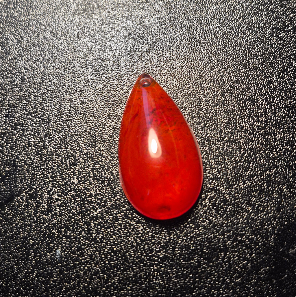 Customizable Teardrop Charm Pendant
