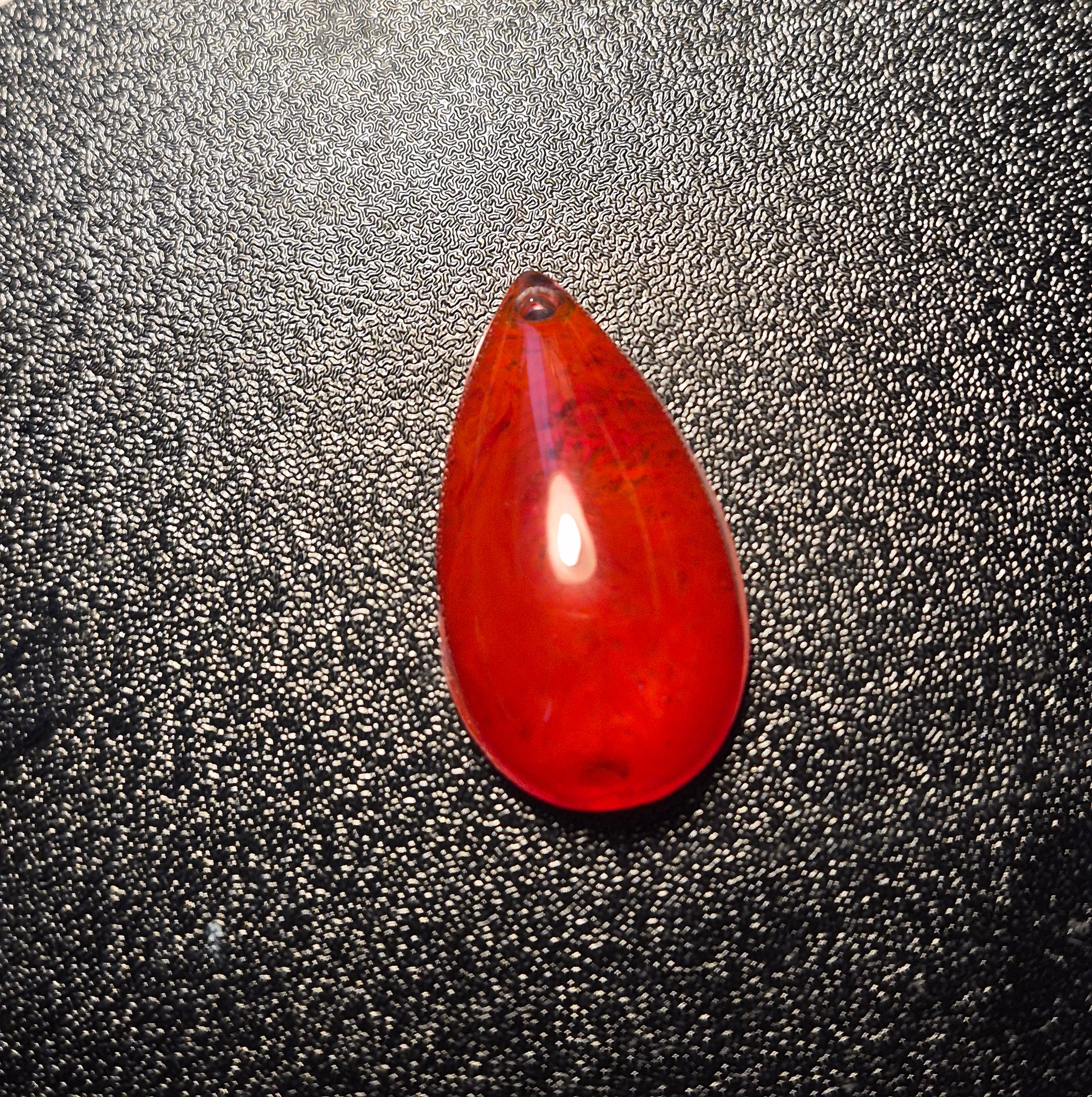 Customizable Teardrop Charm Pendant